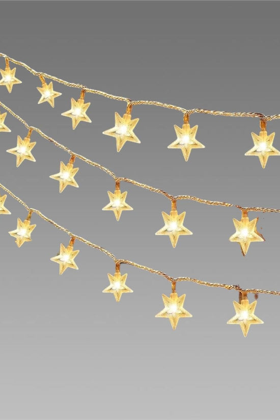 Serial String Star Lights for Decoration