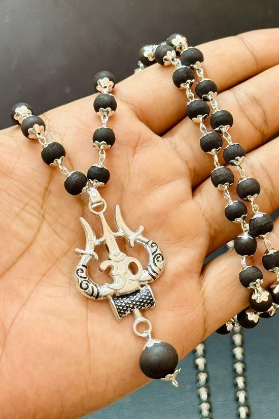 Om Shiva Trishool Karungali Mala