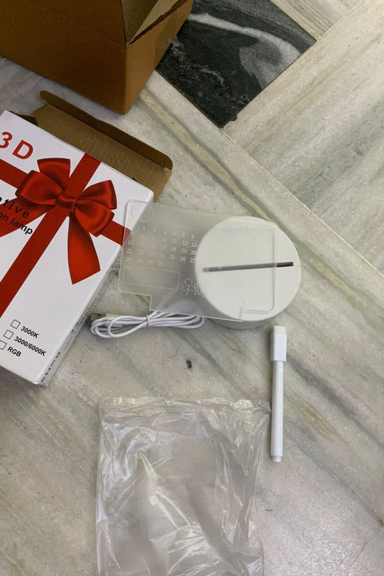 3d Acrylic Writing Board with Pen and Light