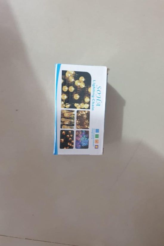 String Lights for Decoration - 14 LED Rain Drop Fairy Lights Waterproof Indoor Outdoor for Home Decoration