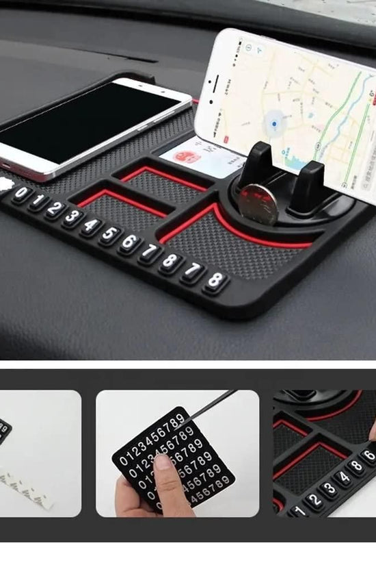 HSR Car Accessories Multifunction Phone GPS Holder Anti-Slip Silicone Pad and Car Mobile Holders for Car Dashboard