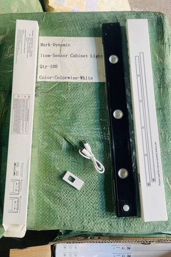 LED PIR Motion Sensor Cabinet  With USB Rechargeble