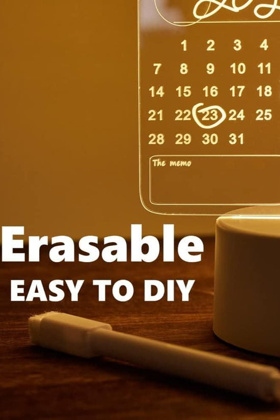 3d Acrylic Writing Board with Pen and Light