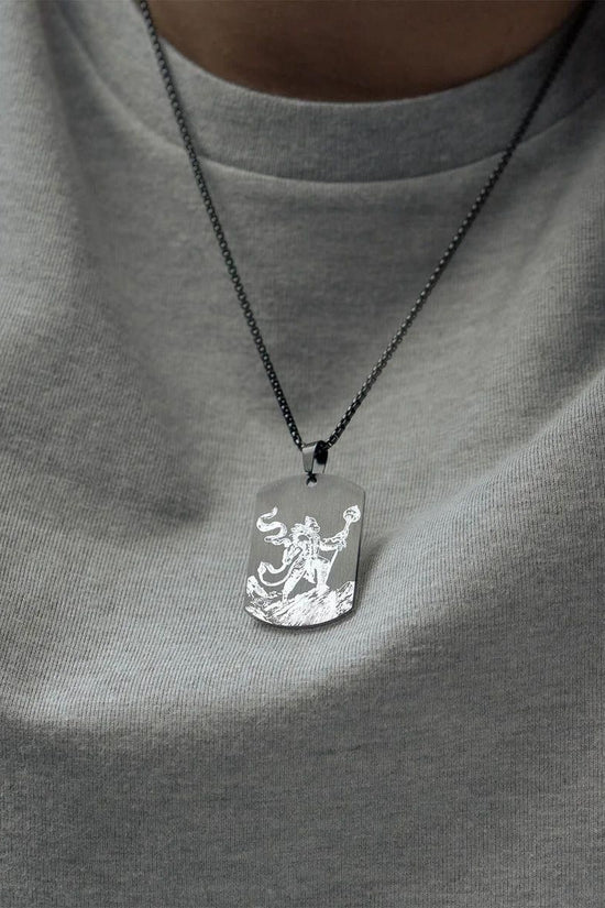 Protector Hanuman Godform Pendant with Chain